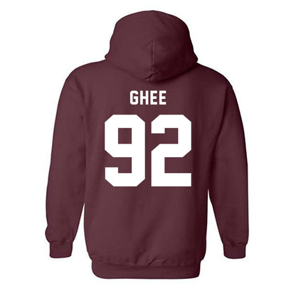 EKU - NCAA Football : Simon Ghee - Classic Shersey Hooded Sweatshirt-1