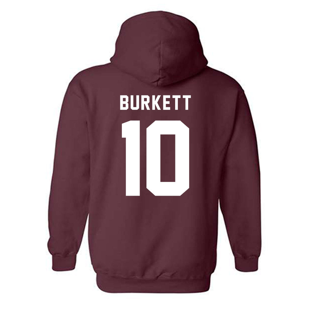 EKU - NCAA Football : Myles Burkett - Classic Shersey Hooded Sweatshirt-1