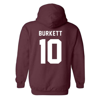 EKU - NCAA Football : Myles Burkett - Classic Shersey Hooded Sweatshirt-1