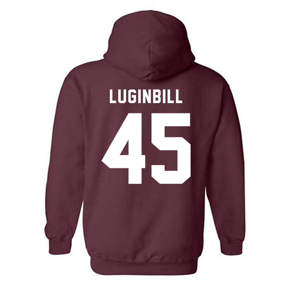 EKU - NCAA Football : Quaid Luginbill - Classic Shersey Hooded Sweatshirt-1