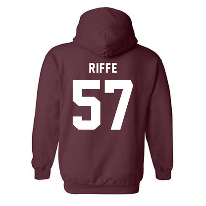 EKU - NCAA Football : Graysen Riffe - Classic Shersey Hooded Sweatshirt-1