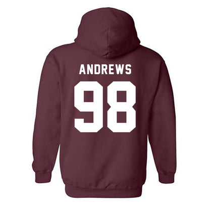 EKU - NCAA Football : Cedric Andrews - Classic Shersey Hooded Sweatshirt-1
