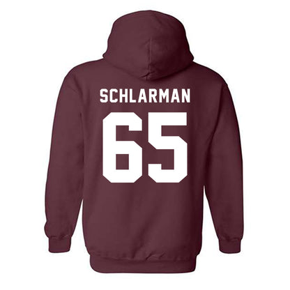 EKU - NCAA Football : Joe Schlarman - Classic Shersey Hooded Sweatshirt-1