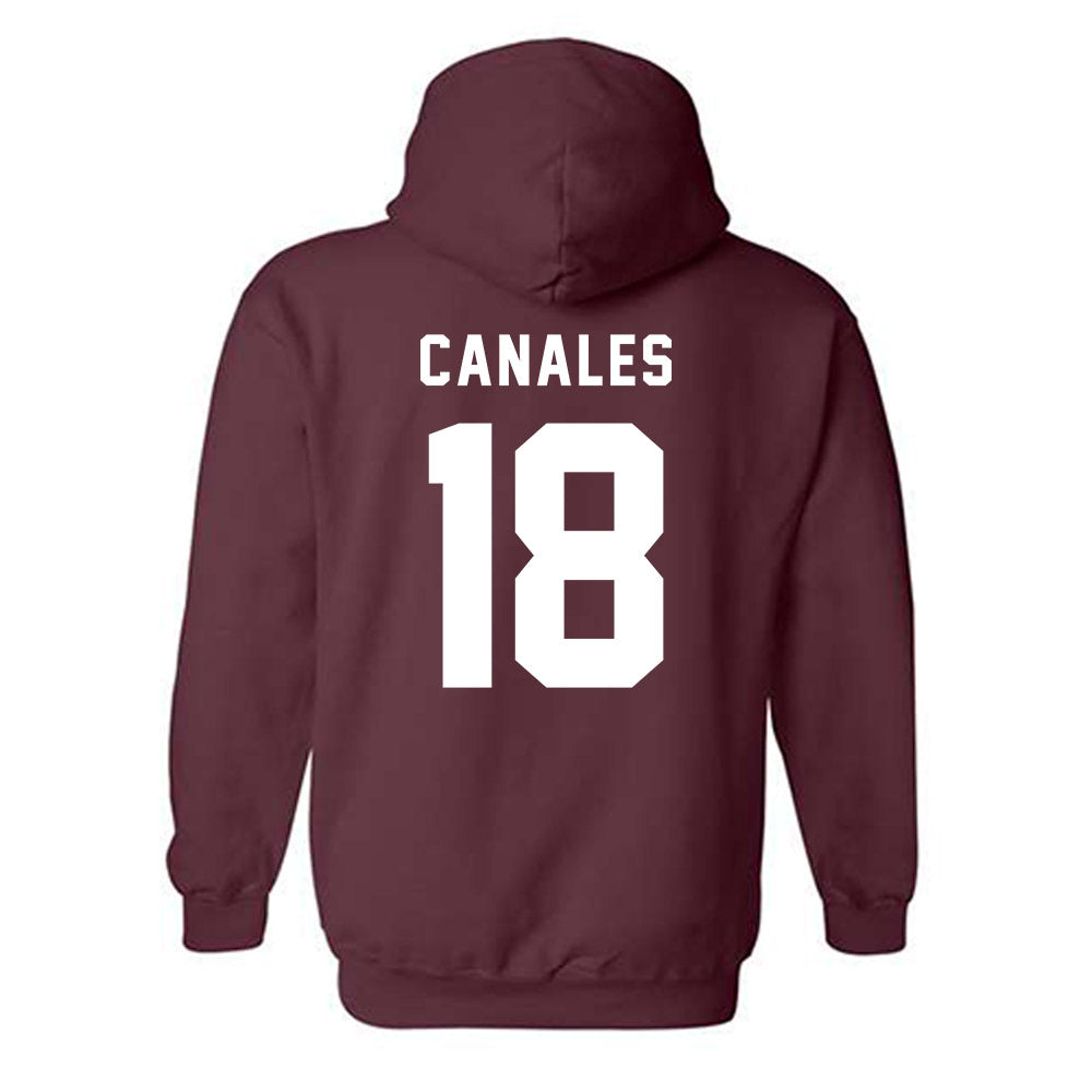 EKU - NCAA Women's Soccer : Miae Canales - Classic Shersey Hooded Sweatshirt-1