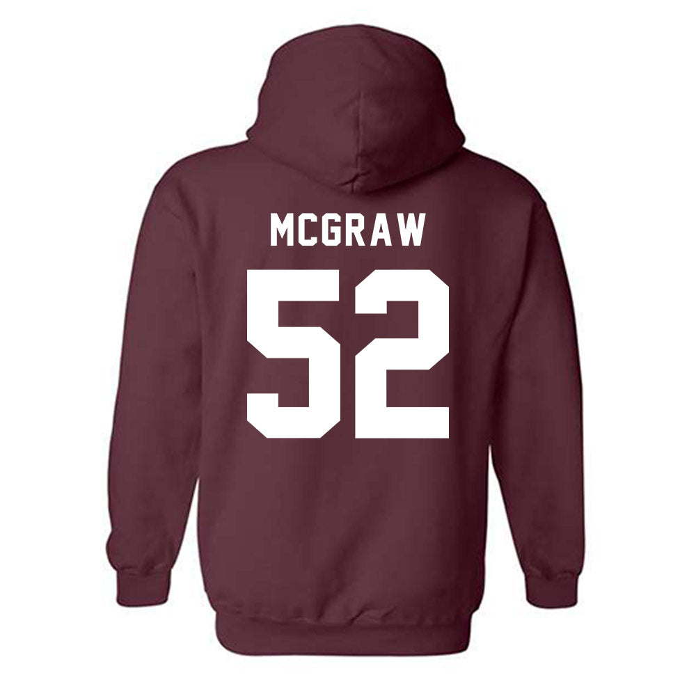 EKU - NCAA Football : Brandon McGraw - Classic Shersey Hooded Sweatshirt-1