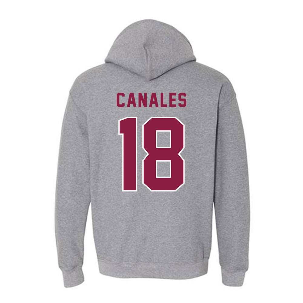 EKU - NCAA Women's Soccer : Miae Canales - Classic Shersey Hooded Sweatshirt-1