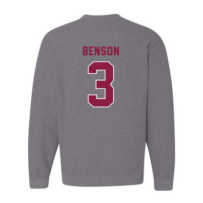 EKU - NCAA Baseball : Kobe Benson - Classic Shersey Crewneck Sweatshirt-1