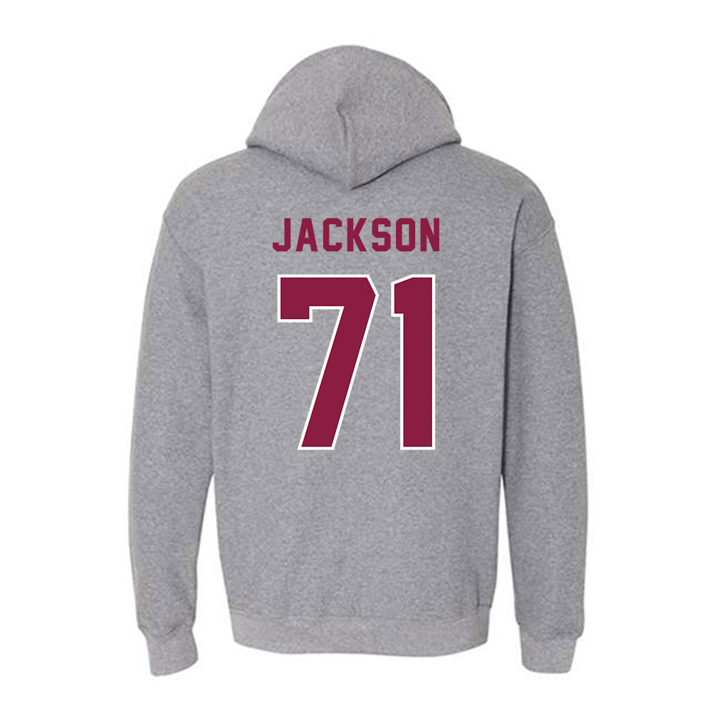 EKU - NCAA Football : OBrien Jackson - Classic Shersey Hooded Sweatshirt-1