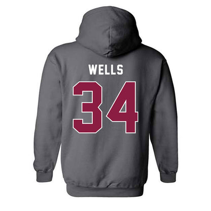 EKU - NCAA Football : Brody Wells - Classic Shersey Hooded Sweatshirt-1