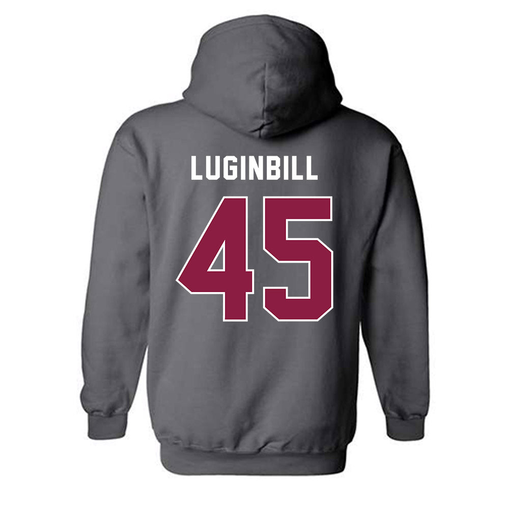 EKU - NCAA Football : Quaid Luginbill - Classic Shersey Hooded Sweatshirt-1