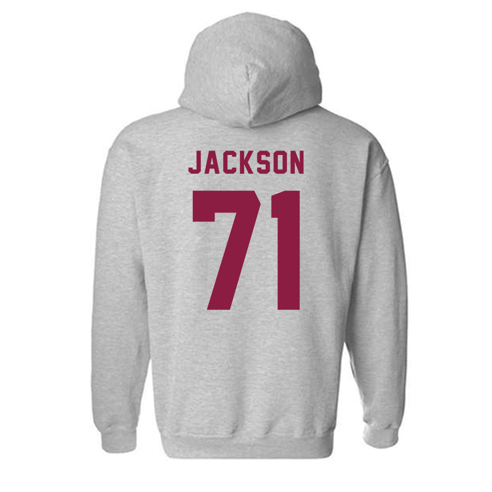 EKU - NCAA Football : OBrien Jackson - Classic Shersey Hooded Sweatshirt-1
