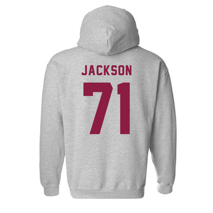 EKU - NCAA Football : OBrien Jackson - Classic Shersey Hooded Sweatshirt-1