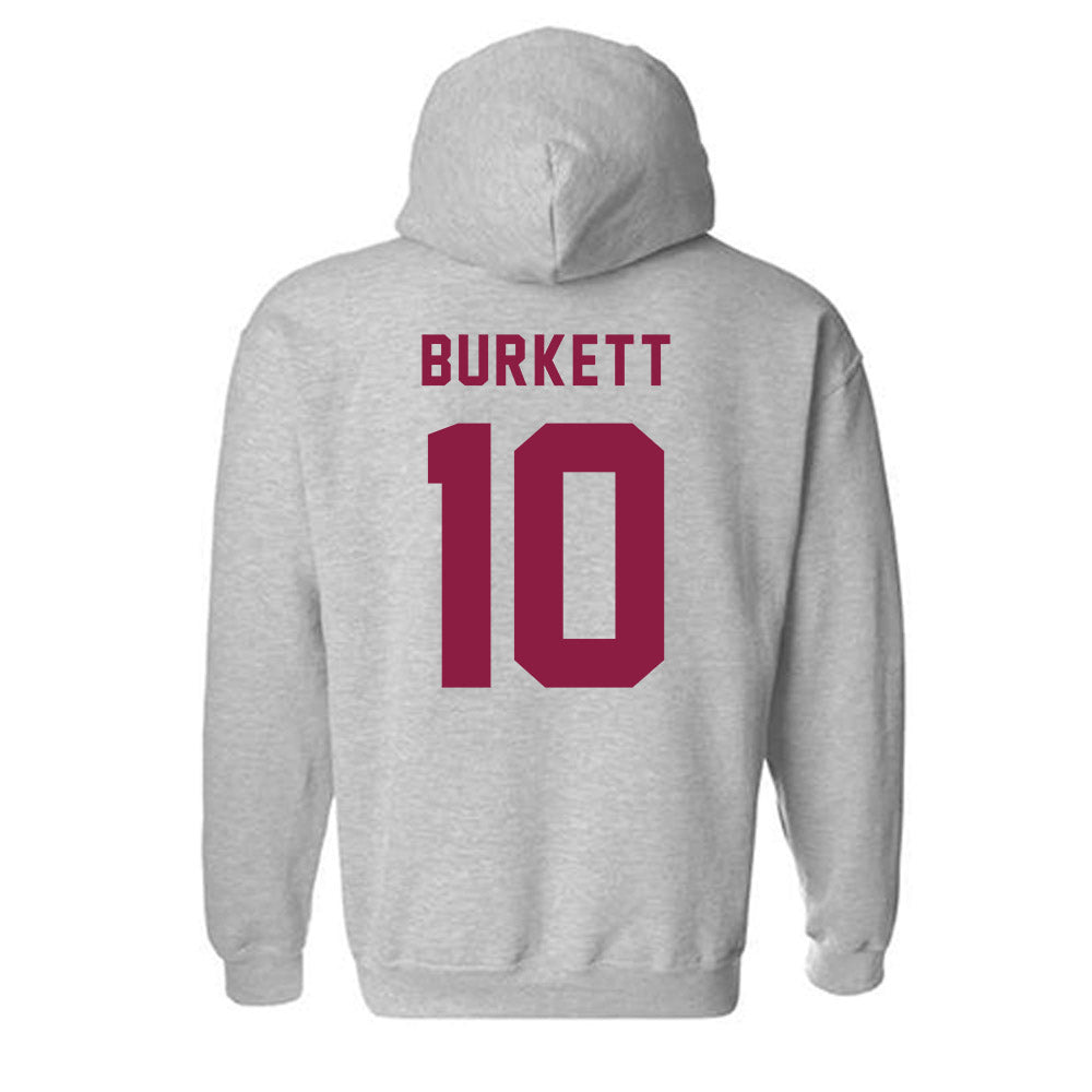 EKU - NCAA Football : Myles Burkett - Classic Shersey Hooded Sweatshirt-1