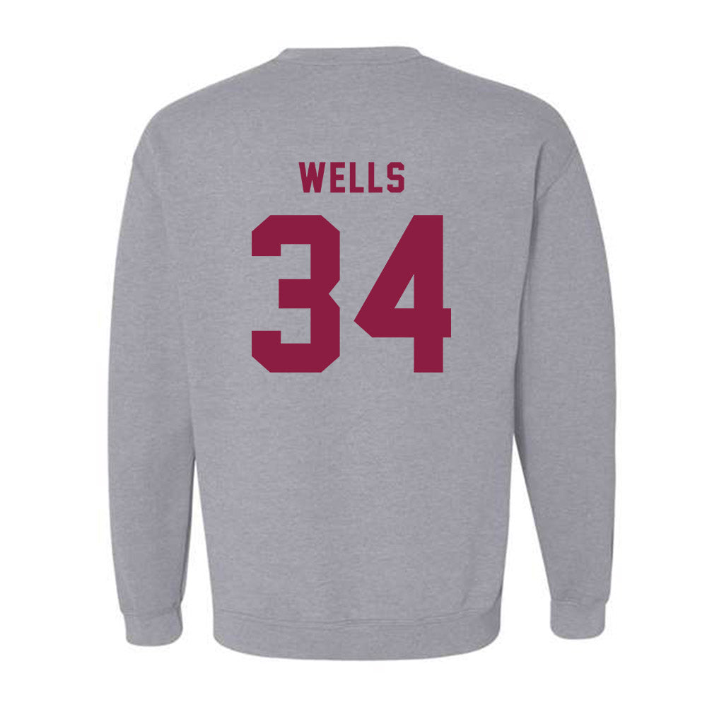 EKU - NCAA Football : Brody Wells - Classic Shersey Crewneck Sweatshirt-1