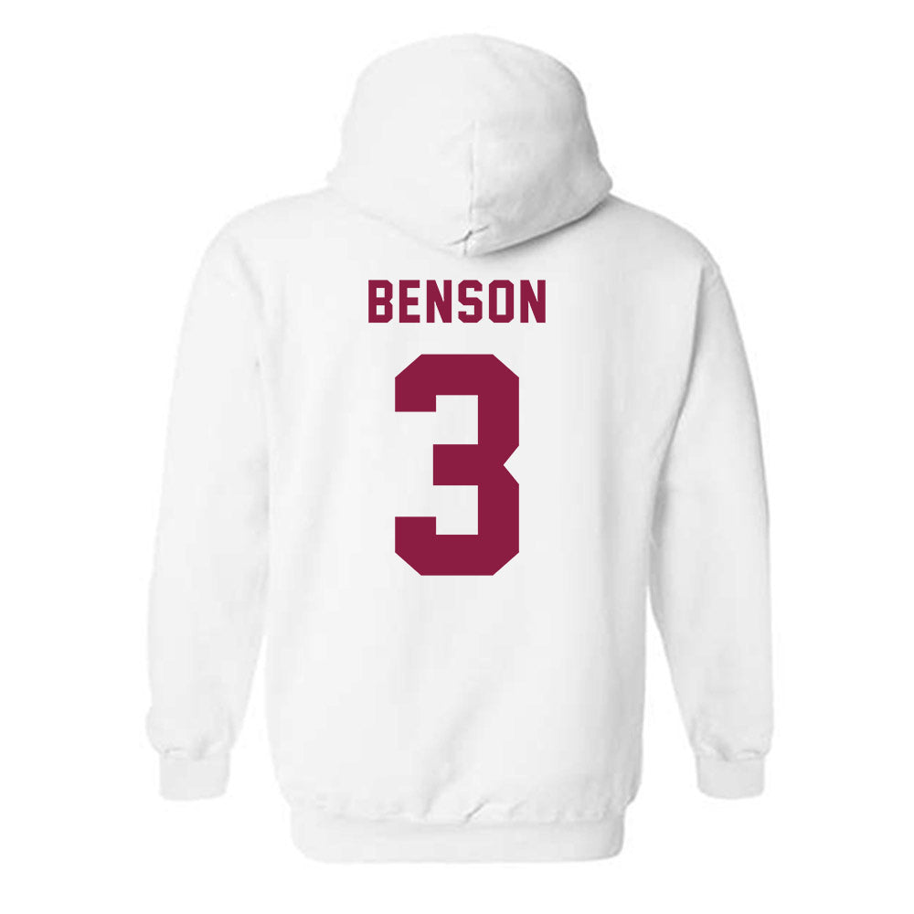 EKU - NCAA Baseball : Kobe Benson - Classic Shersey Hooded Sweatshirt-1