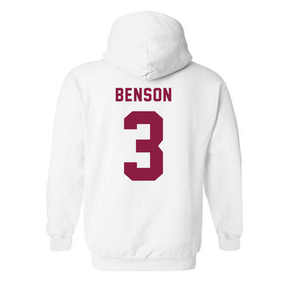 EKU - NCAA Baseball : Kobe Benson - Classic Shersey Hooded Sweatshirt-1