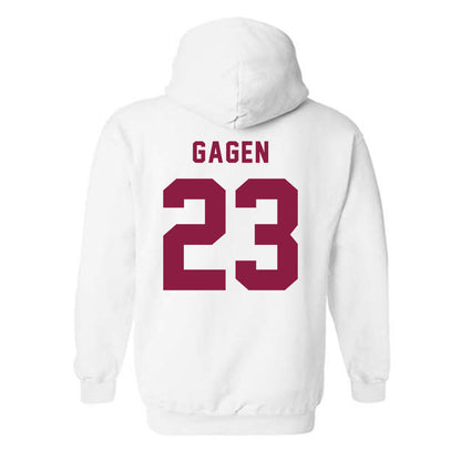 EKU - NCAA Baseball : Bradley Gagen - Classic Shersey Hooded Sweatshirt-1