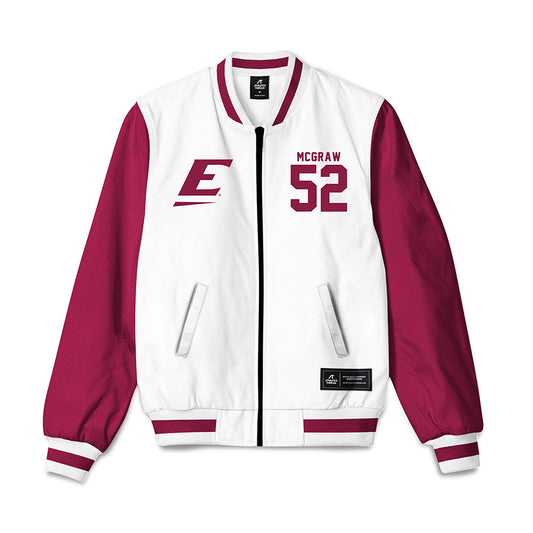 EKU - NCAA Football : Brandon McGraw - Bomber Jacket-0