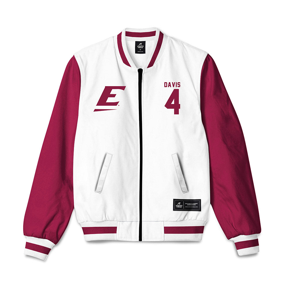 EKU - NCAA Softball : Lilly Davis - Bomber Jacket-0