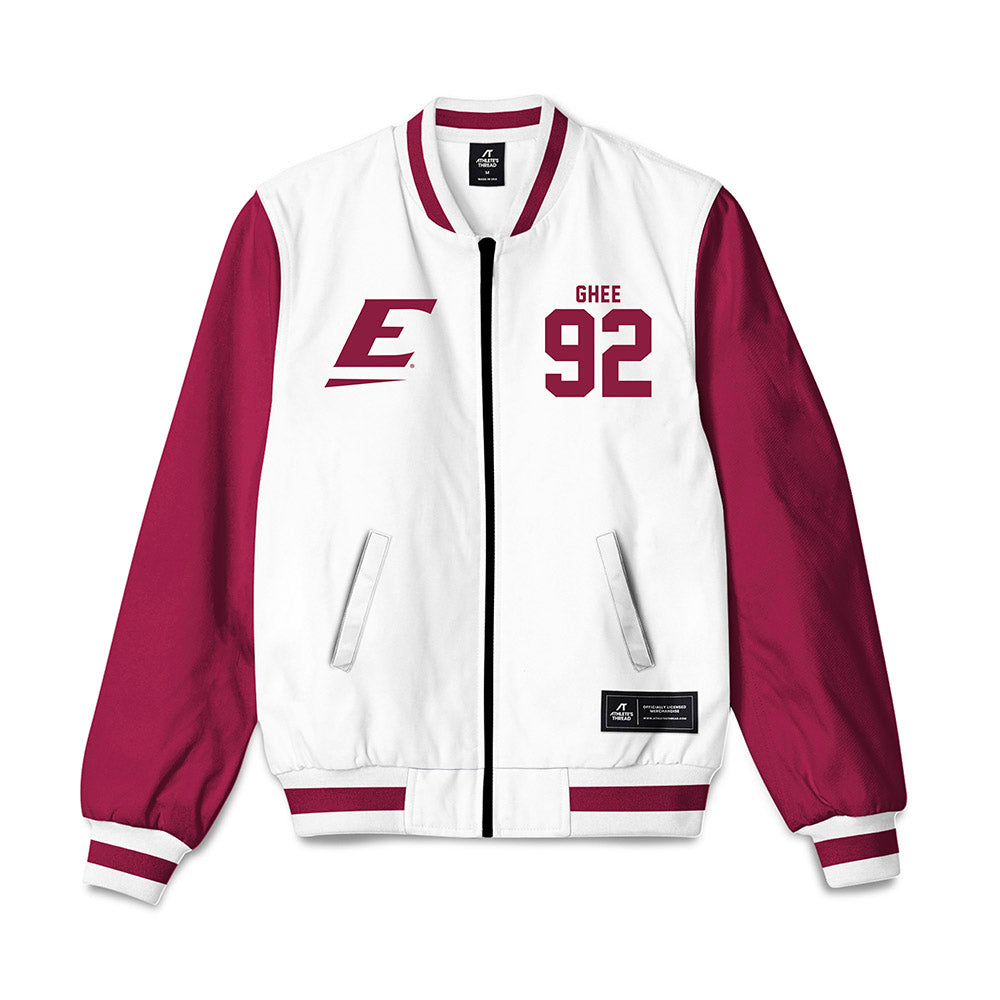 EKU - NCAA Football : Simon Ghee - Bomber Jacket-0