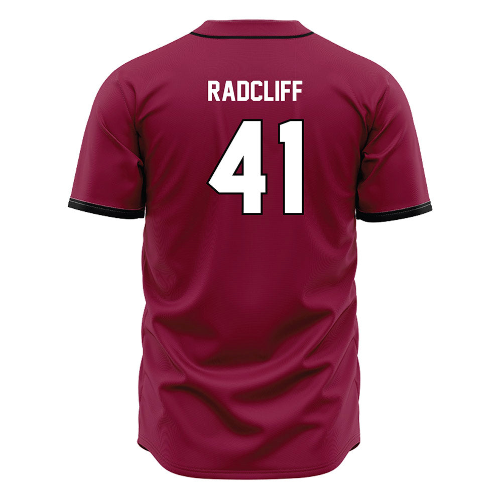 EKU - NCAA Baseball : Ryan Radcliff - Maroon Jersey-1