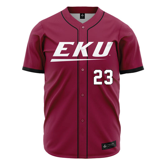 EKU - NCAA Baseball : Bradley Gagen - Maroon Jersey-0
