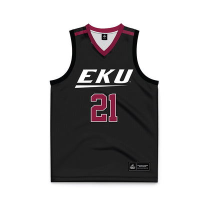 EKU - NCAA Men's Basketball : Yvens Paul - Black Basketball Jersey-0