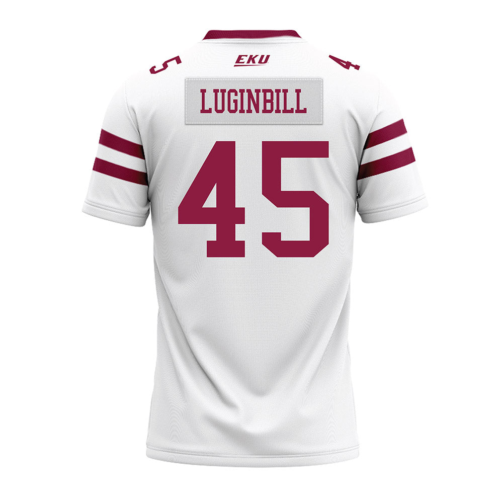 EKU - NCAA Football : Quaid Luginbill - White Premium Football Jersey-1