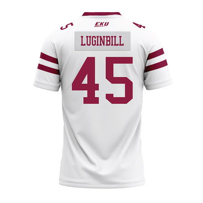 EKU - NCAA Football : Quaid Luginbill - White Premium Football Jersey-1