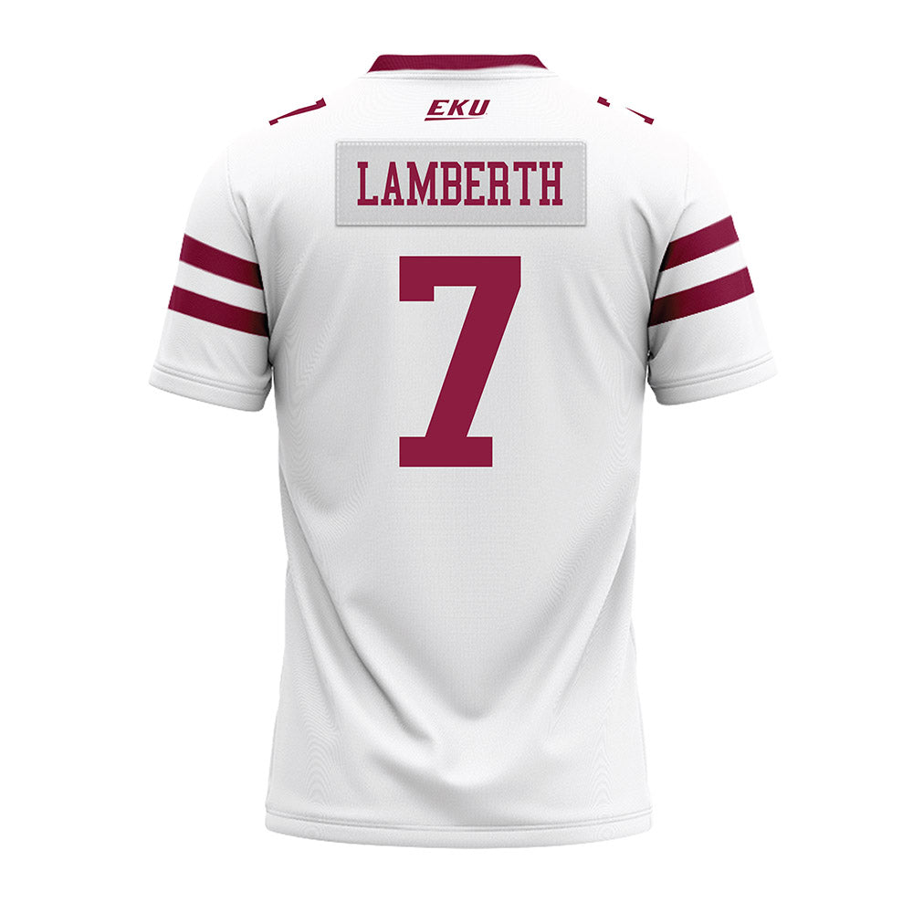 EKU - NCAA Football : Colbey Lamberth - Premium Football Jersey-1