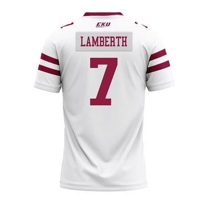 EKU - NCAA Football : Colbey Lamberth - Premium Football Jersey-1