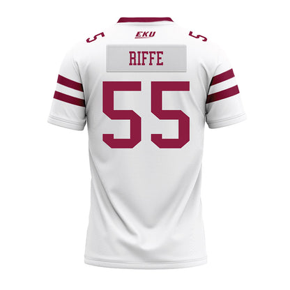 EKU - NCAA Football : Brody Riffe - White Premium Football Jersey-1