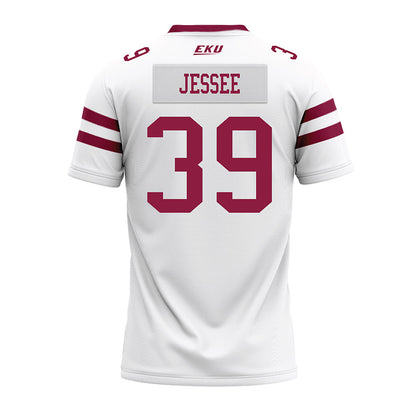 EKU - NCAA Football : Cameron Jessee - White Premium Football Jersey-1