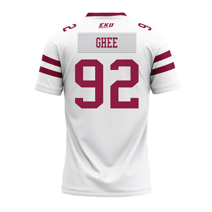 EKU - NCAA Football : Simon Ghee - Premium Football Jersey-1
