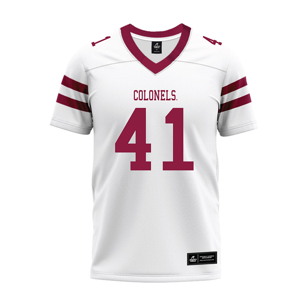 EKU - NCAA Football : Darius Akal - White Premium Football Jersey-0