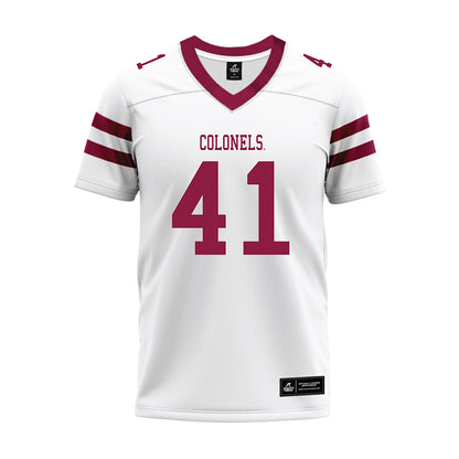 EKU - NCAA Football : Darius Akal - White Premium Football Jersey-0
