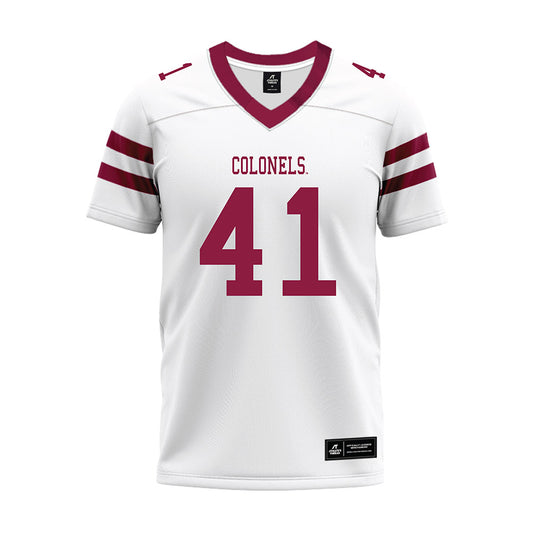 EKU - NCAA Football : Darius Akal - White Premium Football Jersey-0