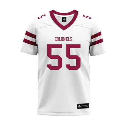 EKU - NCAA Football : Brody Riffe - White Premium Football Jersey-0