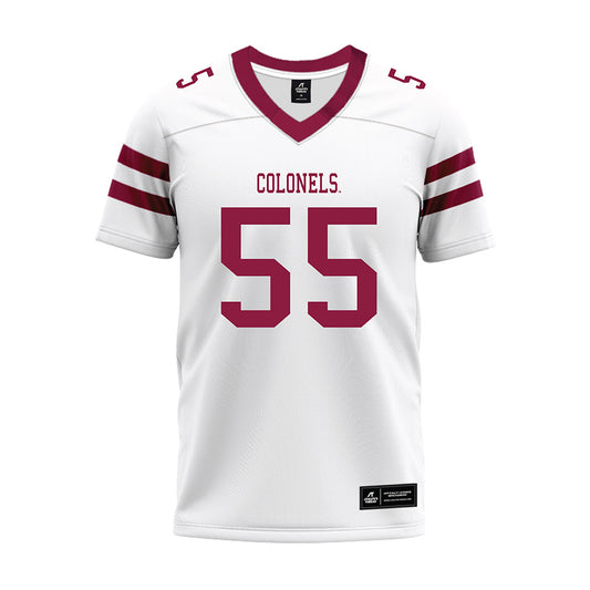 EKU - NCAA Football : Brody Riffe - White Premium Football Jersey-0