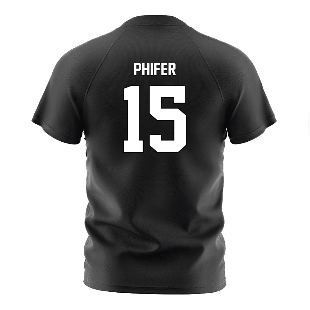 EKU - NCAA Women's Soccer : Rachel Phifer - Black Soccer Jersey-1
