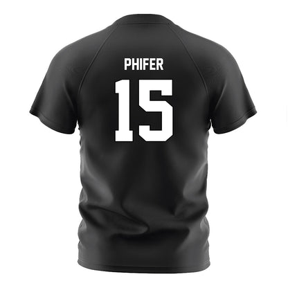 EKU - NCAA Women's Soccer : Rachel Phifer - Black Soccer Jersey-1