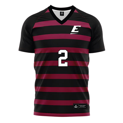EKU - NCAA Women's Soccer : Peyton Smith - Black Soccer Jersey-0