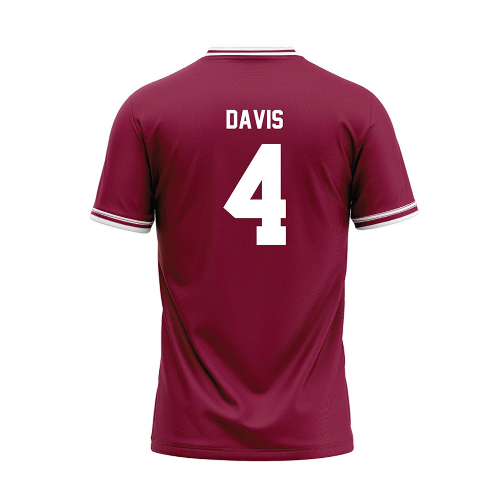 EKU - NCAA Softball : Lilly Davis - Maroon Baseball Jersey-1