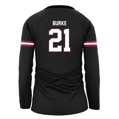 EKU - NCAA Women's Volleyball : Addison Burke - Black Volleyball Jersey-1