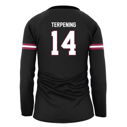 EKU - NCAA Women's Volleyball : Stella Terpening - Black Volleyball Jersey-1