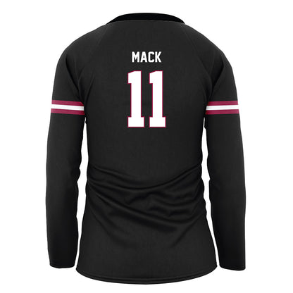 EKU - NCAA Women's Volleyball : Amanda Mack - Black Volleyball Jersey-1