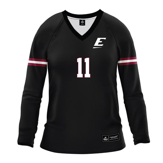 EKU - NCAA Women's Volleyball : Amanda Mack - Black Volleyball Jersey-0