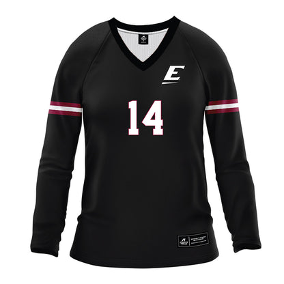 EKU - NCAA Women's Volleyball : Stella Terpening - Black Volleyball Jersey-0