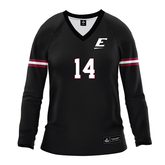 EKU - NCAA Women's Volleyball : Stella Terpening - Black Volleyball Jersey-0