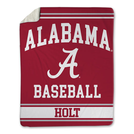 Alabama - NCAA Baseball : Brennan Holt - Blanket-0
